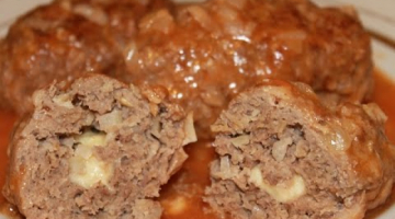 Котлетки с сыром в томатном соусе. Очень вкусно!