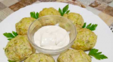 Котлеты с кабачком в духовке. Рецепт вкусных диетических котлет.Ешь и худей