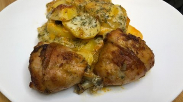 Супер КУРИЦА С КАРТОШКОЙ В ДУХОВКЕ 