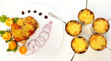КУРИНАЯ ОТБИВАЯ ПО - БОЯРСКИ. ЖУЛЬЕН С ГРИБАМИ И КУРИЦЕЙ! ДВА БЛЮДА ИЗ ОДНОЙ КУРИНОЙ ГРУДКИ!