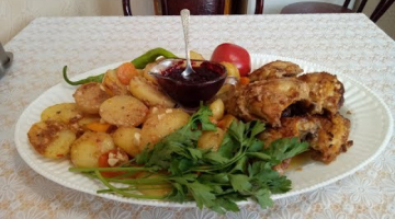 КУРИНЫЕ БЁДРЫШКИ с КАРТОФЕЛЕМ в ДУХОВКЕ !