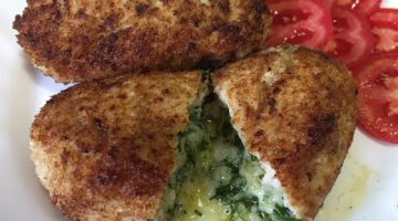 КУРИНЫЕ КОТЛЕТЫ с нежнейшей сырной начинкой.Рецепт вкусных котлет