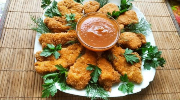 Куриные наггетсы в домашних условиях. Быстро, просто и очень вкусно