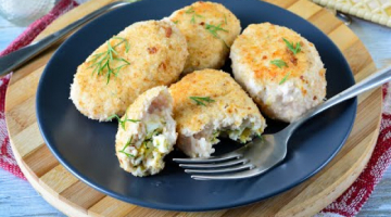 Куриные зразы с яйцом – сытное блюдо для всей семьи! Вкуснее котлет! Нежные и Ароматные!