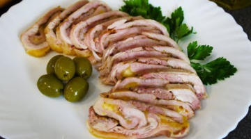 Куриный Рулет Отличная Замена Колбасе! Шикарная Холодная Закуска на Праздничный стол