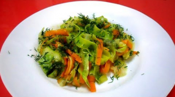 "ЛАПША" из Кабачков и Моркови за 15 минут. Быстро и Вкусно