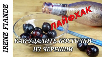 ЛАЙФХАК 1.Как удалить косточки из черешни