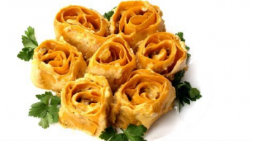 Лазанья Розы. Подарите любимым вкусный букет.