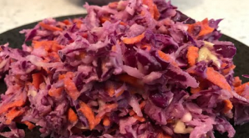 Лёгкий и вкусный салат Коул Слоу! С капустой и морковкой! Минимум ингредиентов!