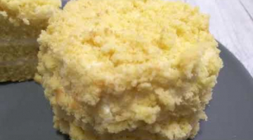 Лёгкое в приготовлении и очень вкусное БИСКВИТНОЕ ПИРОЖНОЕ к чаю