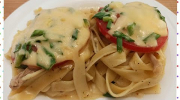 макароны с курицей 