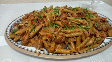 МАКАРОНЫ с МЯСОМ и ОВОЩАМИ в КАЗАНЕ !