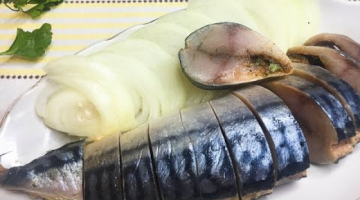 Малосольная скумбрия. Закуска впрок 