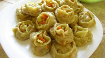 Манты с овощами. Домашние манты с тыквой, с луком и с картошкой.