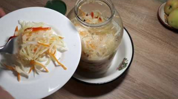 МАРИНОВАНАЯ  КАПУСТА-ПО* БЫСТРОМУ*