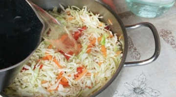 МАРИНОВАННАЯ КАПУСТА ВКУСНЕЕ КВАШЕНОЙ. БЫСТРАЯ МАРИНОВАННАЯ КАПУСТА.