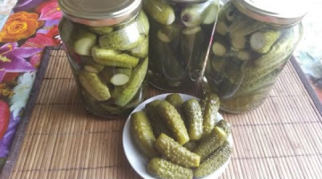 Маринованные огурцы на зиму. По этому рецепту всегда вкусные и хрустящие.