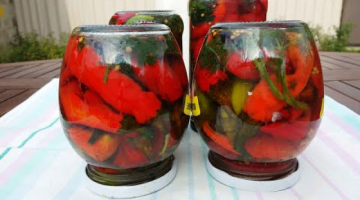 Маринованный острый перец на зиму