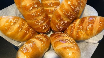 МИНИ БАТОНЫ. ХЛЕБ ДЛЯ ЗАВТРАКА. БАТОН ДЛЯ ХОТ ДОГА.
