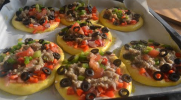 МИНИ ПИЦЦА ? БЫСТРО И ОЧЕНЬ ВКУСНО?СЪЕДАЮТСЯ В МИГ