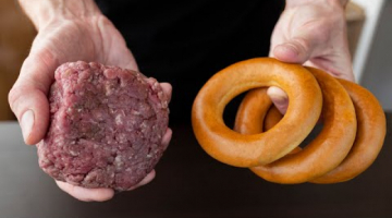 Могут ли баранки и фарш быть в одном рецепте? Да, и получится такая вкуснятина...