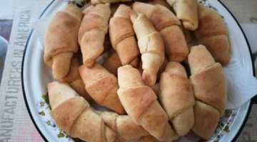 Мой Рецепт.РОГАЛИКИ ПОСТНЫЕ.рогалики к чаю