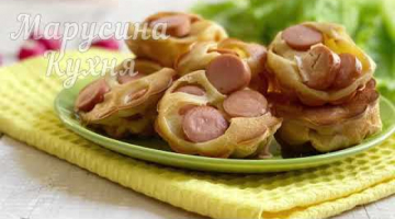 Моя семья обожает кексы с сосисками. Делюсь рецептом