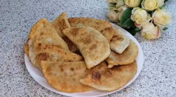 Мука, вода и фарш! Готовим вкусные, сочные чебуреки.