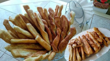 Мягкие пышки-палочки на кефире без яиц. Быстро и вкусно!