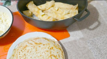 Мягкие,пышные налистники с творогом. Блинчики с творогом.