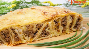 Мясной ПИРОГ без дрожжей. БЫСТРО и без заморочек.