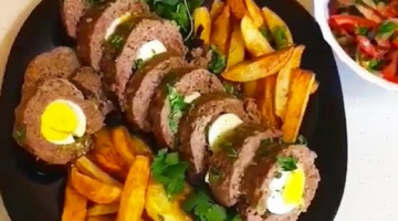 Мясной рулет - Еда, иди ко мне сюда. Рецепт #shorts