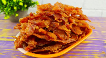 Мясные чипсы из курицы/ Джерки проще простого в сушилке. Закуска к Пиву
