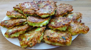 Мясные оладьи с кабачком!