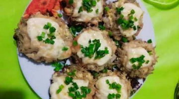 Мясные стожки из фарша с картофелем, яйцом и сыром. Рецепт ??