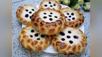 Наши любимые булочки к чаю. Нежные булочки с творогом.