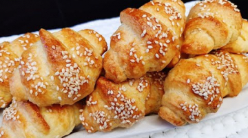 НЕ трачу на КРУАССАНЫ целый ДЕНЬ, а пеку ВКУСНЫЕ РОГАЛИКИ. Рогалики с СЫРОМ на ЗАВТРАК