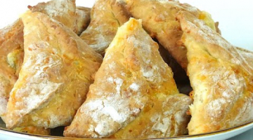 Невероятная вкуснятина к чаю! Сырные треугольники!!!