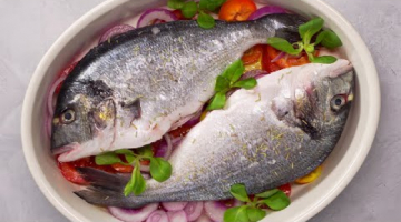Невероятно вкусный и легкий ужин за полчаса! ДОРАДА С ОВОЩАМИ В ДУХОВКЕ. Рецепт от Всегда Вкусно!