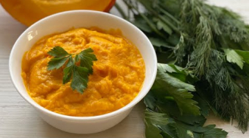 Нежное, бархатистое тыквенное пюре, которое покорит всех своим вкусом и разнообразит меню