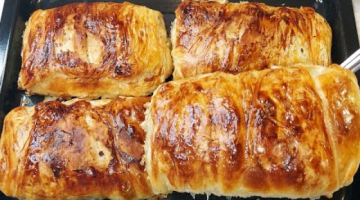 НОВИНКА! МЫ В ВОСТОРГЕ ОТ ЭТОГО ПИРОГА! ПОТРЯСАЮЩИЙ ВКУС ПОКОРИТЬ ВСЕХ! СЛОЁНЫЙ ПИРОГ С МЯСОМ!
