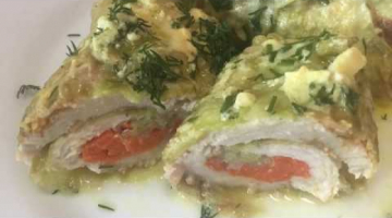 НОВИНКА!ОЧЕНЬ вкусная Куриная грудка в капустных листьях -рулетики.Диетическое блюдо 