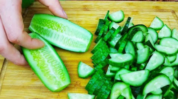 НОВЫЙ Салат из ОГУРЦОВ за 5 минут! Смотрите скорее! ВКУСНОТИЩА!