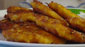 Обалденно вкусные оладьи из тыквы и яблок