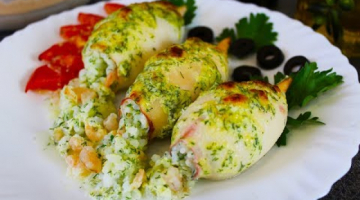 Обалденный Фаршированный Кальмар?? Просто и Очень Вкусно