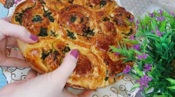 Очень ПЫШНЫЕ БУЛОЧКИ с сыром и шпинатом! Это просто НАСЛАЖДЕНИЕ