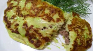 Очень вкусное блюдо из кабачков! Кабачковые чебуреки.Рецепт приготовления.