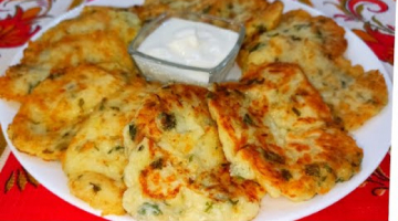Очень Вкусные, Нежные СЫРНО - КАБАЧКОВЫЕ Оладьи. Оладушки из кабачка с сыром и зеленью.