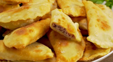 Очень вкусные жареные ПИРОЖКИ С МЯСОМ из пресного теста на сковороде. Рецепт от Всегда Вкусно!