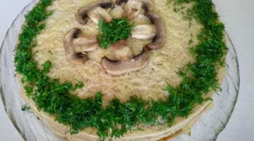 ОЧЕНЬ вкусный блинный торт. РЕЦЕПТ. Пошаговый рецепт приготовления блинного торта